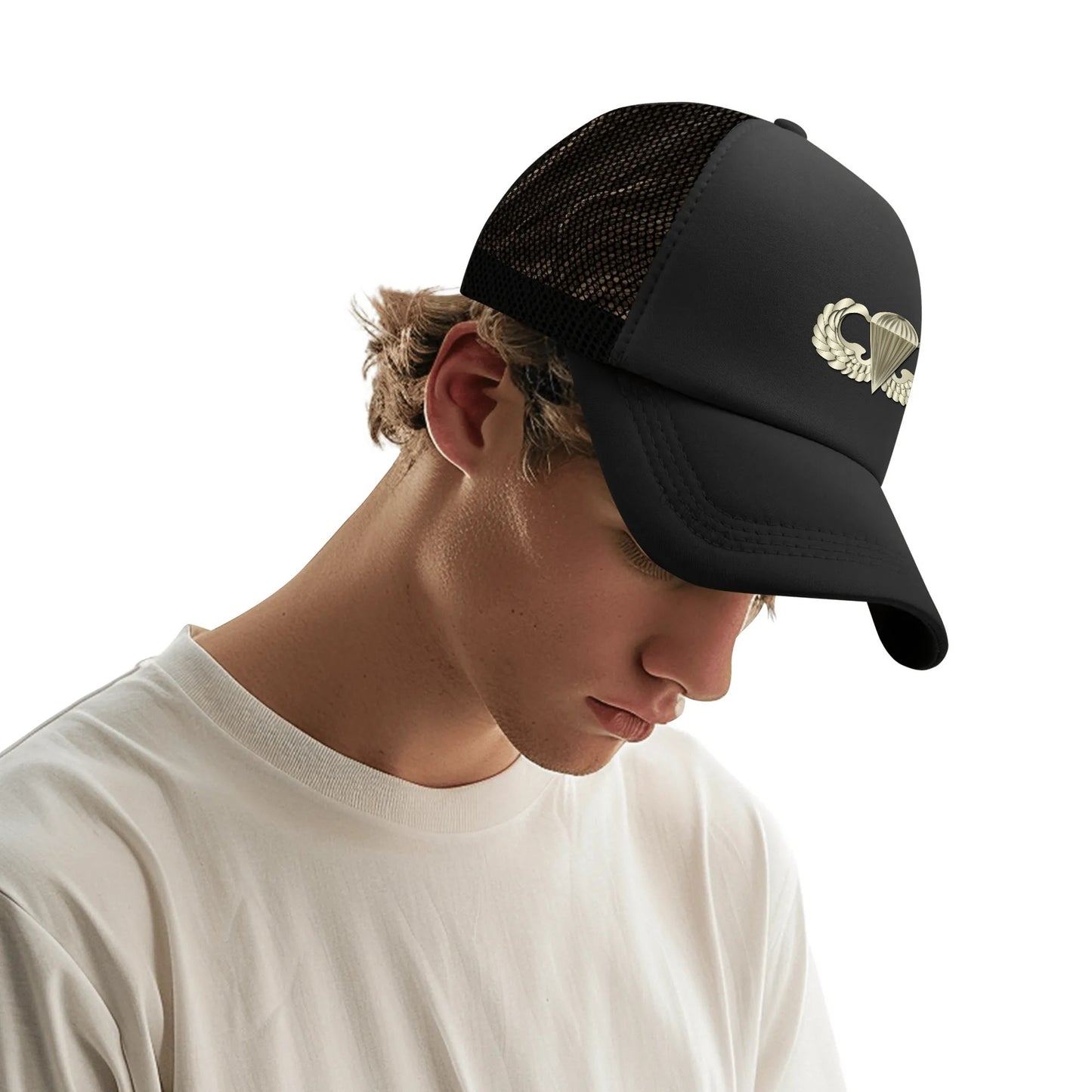 Breathable Mesh Baseball Cap Summer Hat with Front Printed