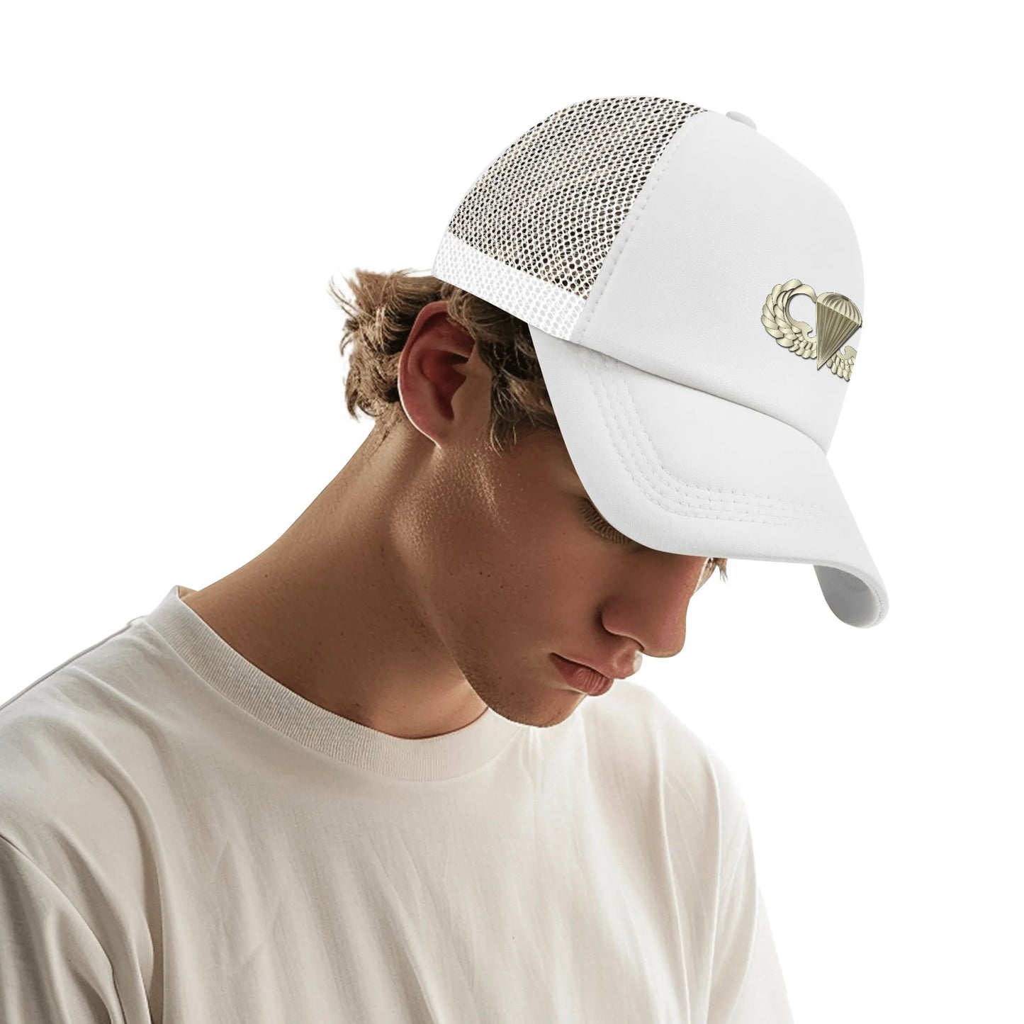 Breathable Mesh Baseball Cap Summer Hat with Front Printed