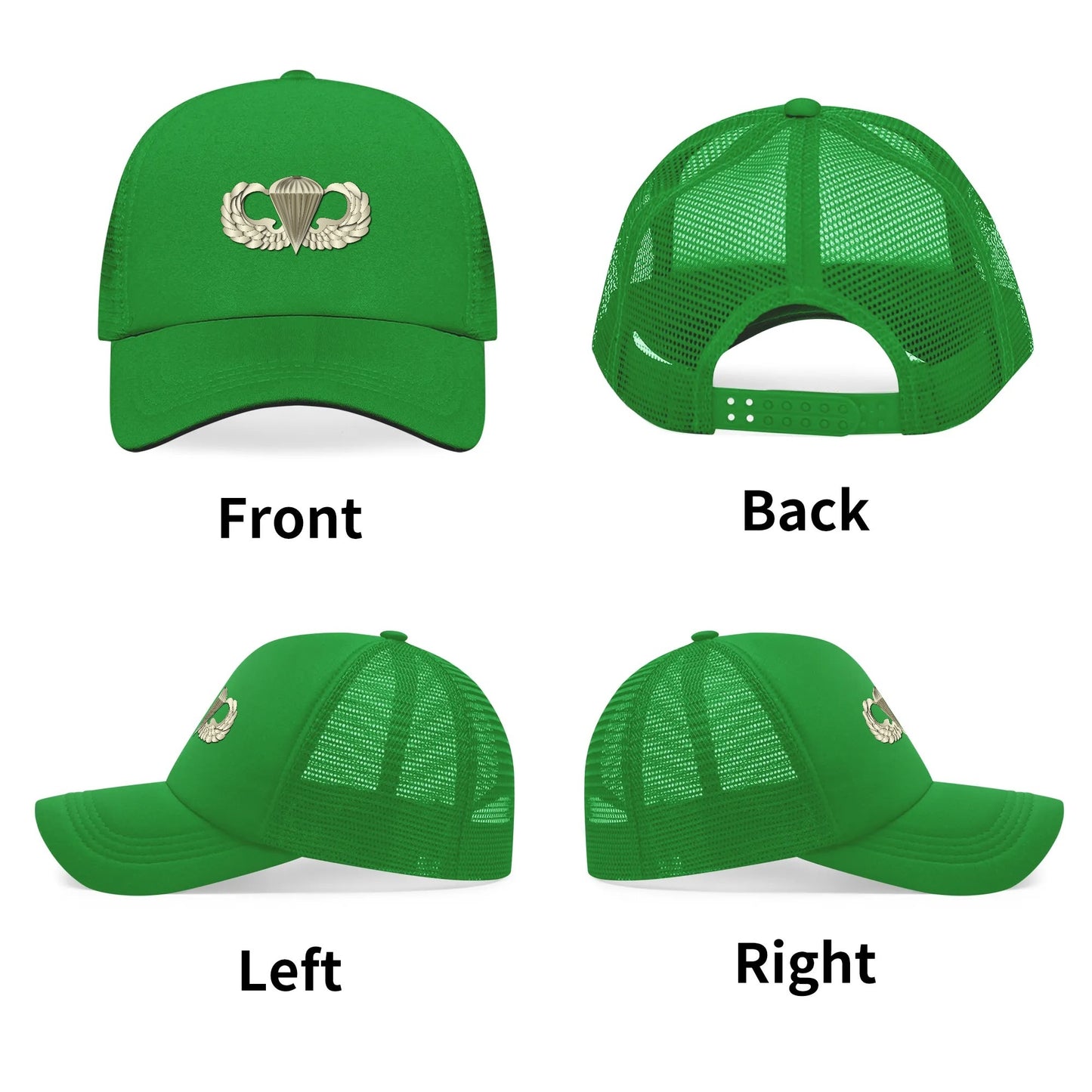 Breathable Mesh Baseball Cap Summer Hat with Front Printed