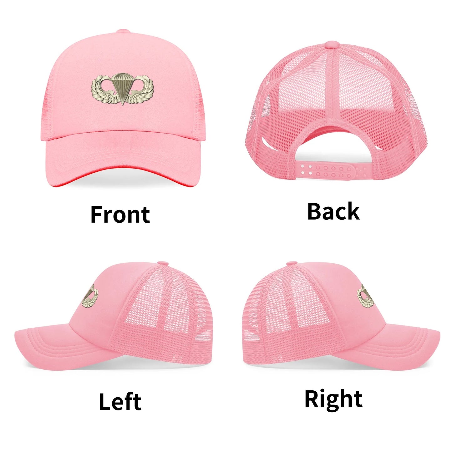 Breathable Mesh Baseball Cap Summer Hat with Front Printed