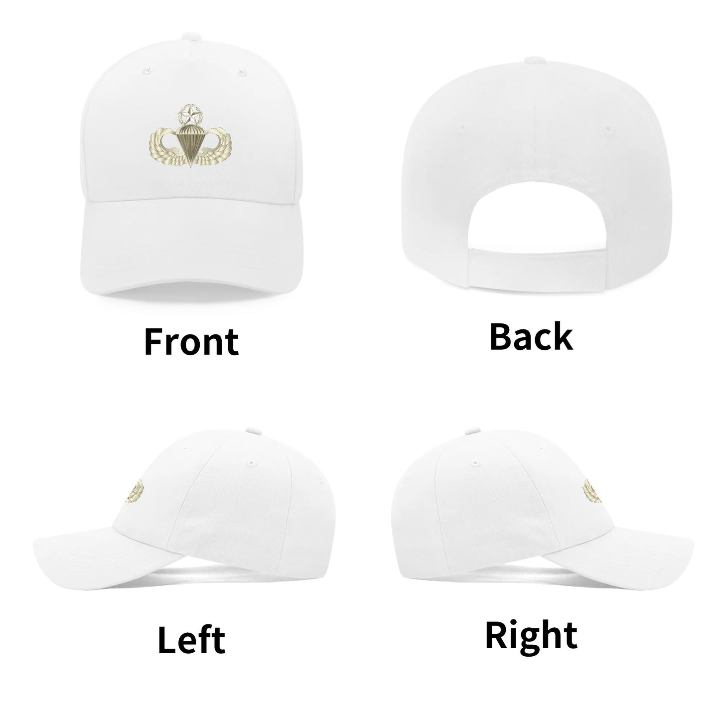 Custom Outdoor Baseball Cap Sun Hat with Front Printed