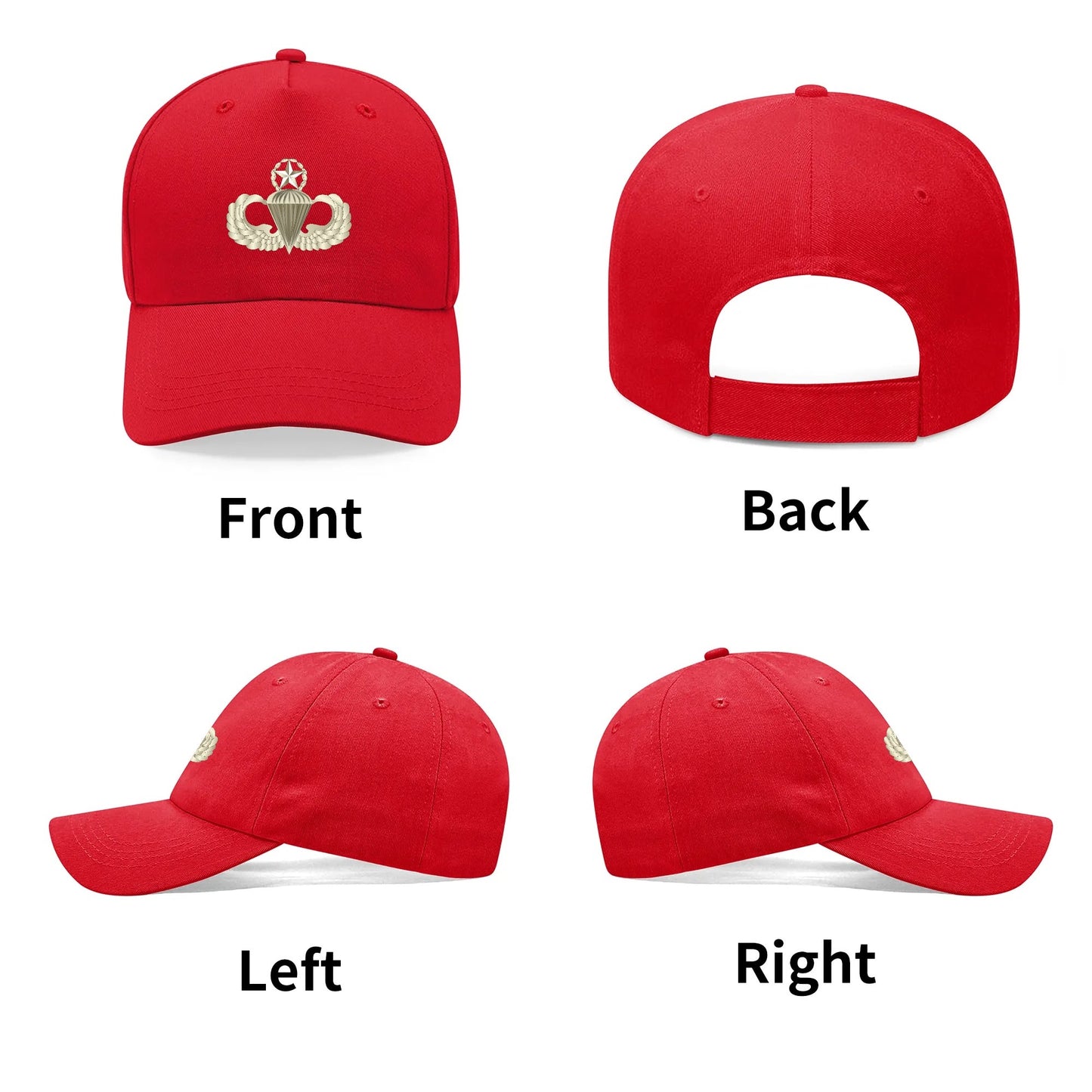 Custom Outdoor Baseball Cap Sun Hat with Front Printed