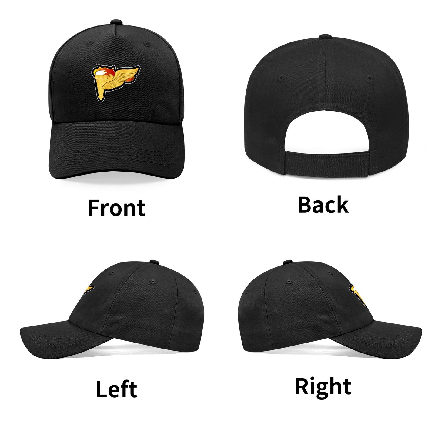 Custom Outdoor Baseball Cap Sun Hat with Front Printed