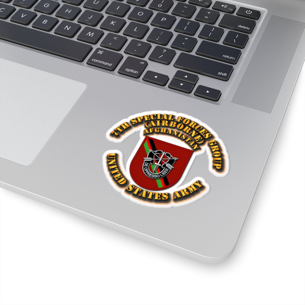 Kiss-Cut Stickers - SOF - 7th SFG - Flash - w AFG Band