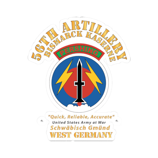 Kiss-Cut Stickers - 56th Artillery Command - Pershing - Bismarck Kaserne