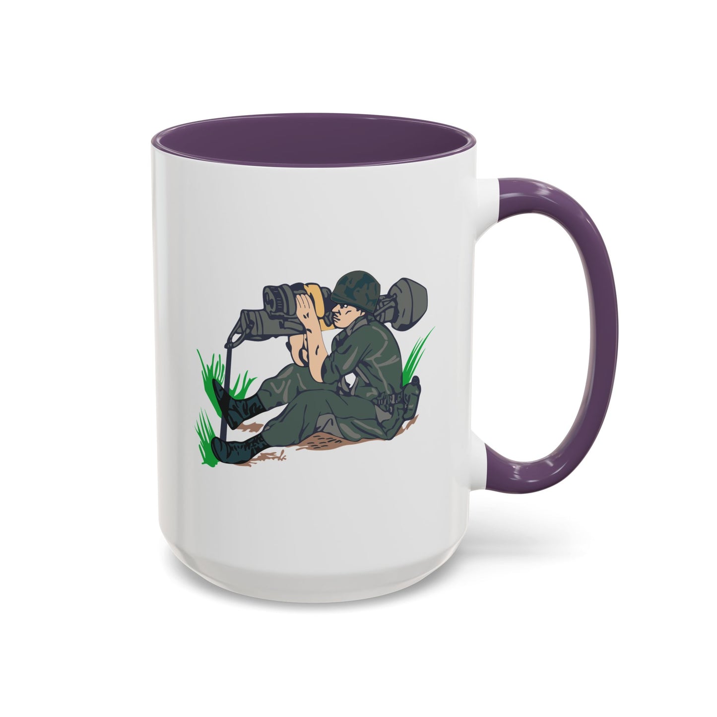 Accent Coffee Mug (11oz & 15oz) - Anti Armor M47 Dragon X 300