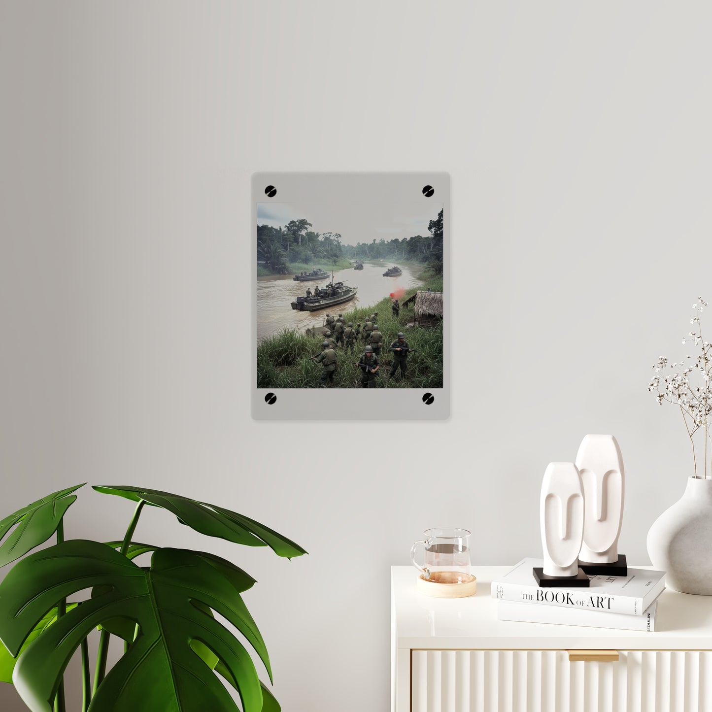 Acrylic Wall Art Panel - MRF - 9th Infantry in the Mekong - Vietnam