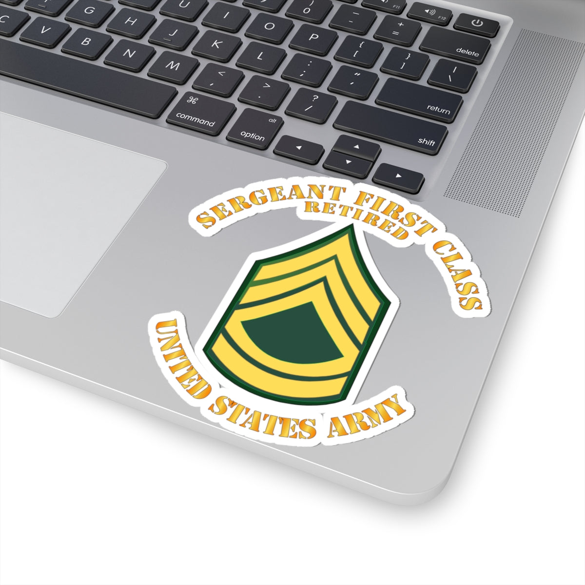Kiss-Cut Stickers - Sergeant First Class - Retired