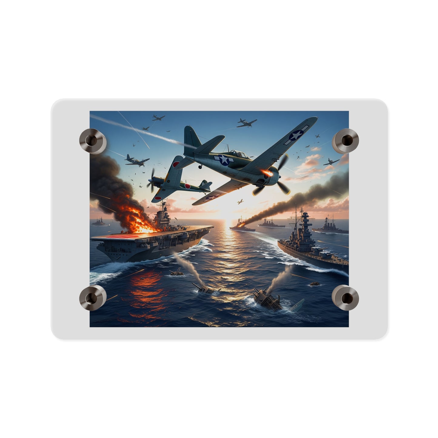 Acrylic Wall Art Panel - Battle of Midway