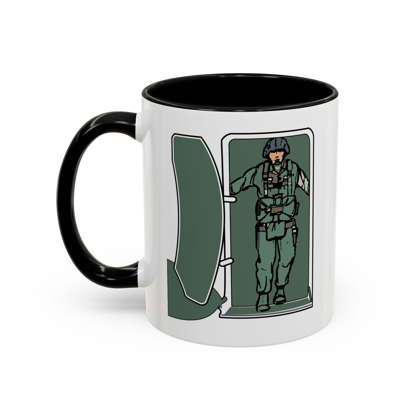Accent Coffee Mug (11oz & 15oz) - Airborne - JM Door Check X 300