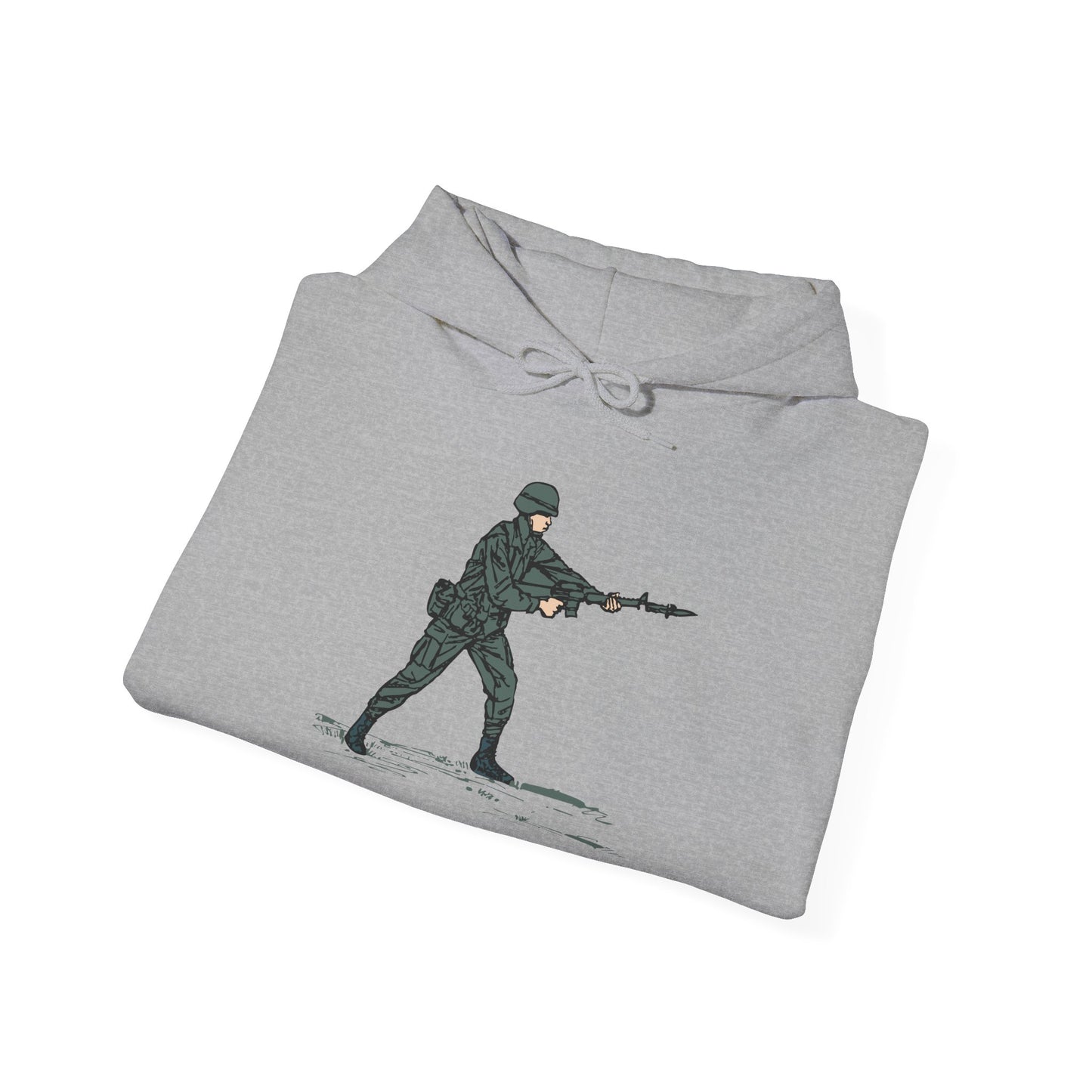 Unisex Heavy Blend Hooded Sweatshirt - Bayonet Training-Modified Thrust X 300