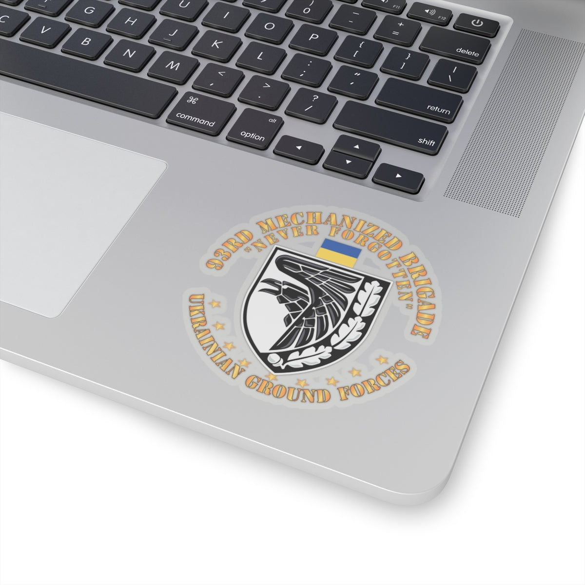Kiss-Cut Stickers - Ukraine - 93rd Mechanized Brigade - Never Forgotten X 300
