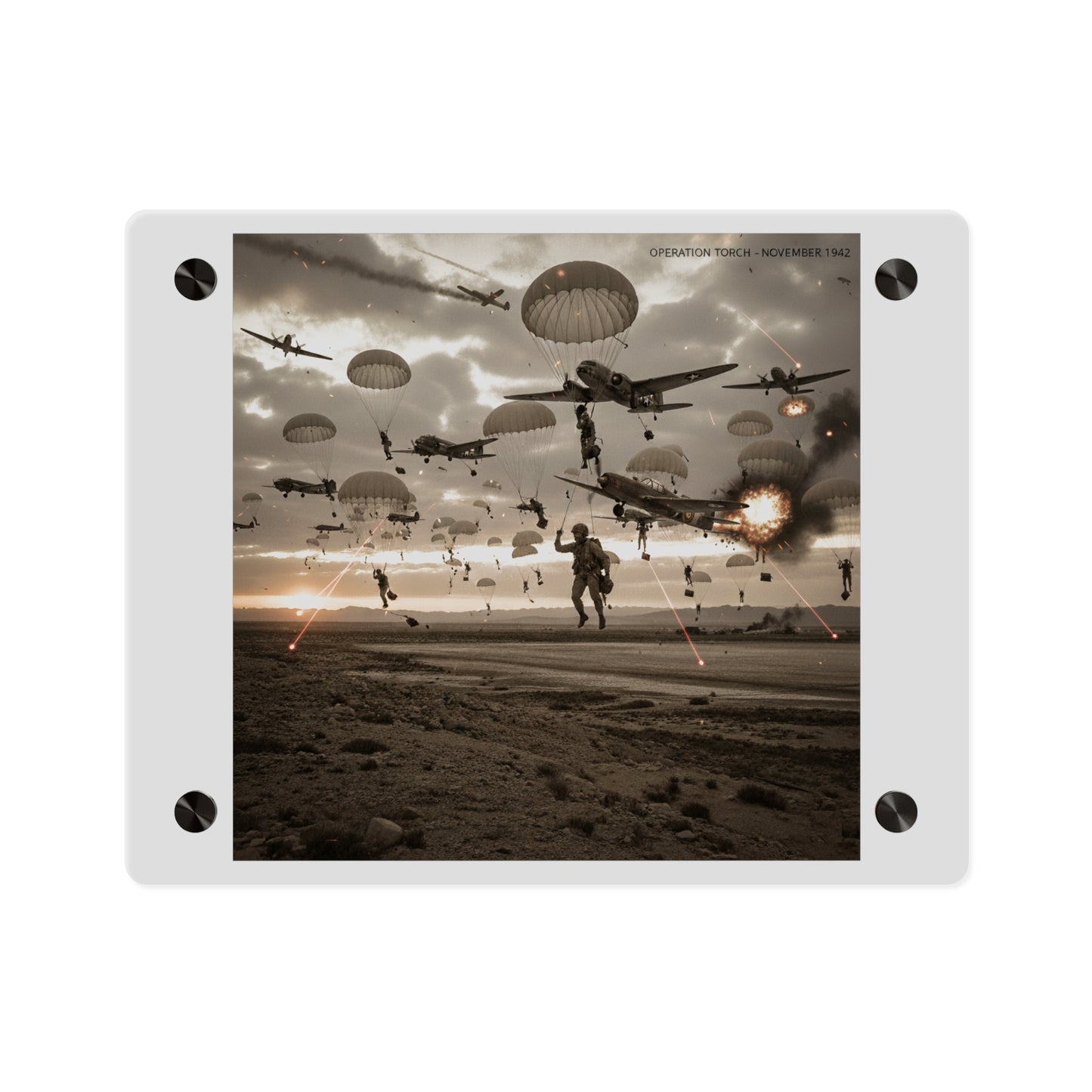 Acrylic Wall Art Panel - Operation Torch Nov 1942