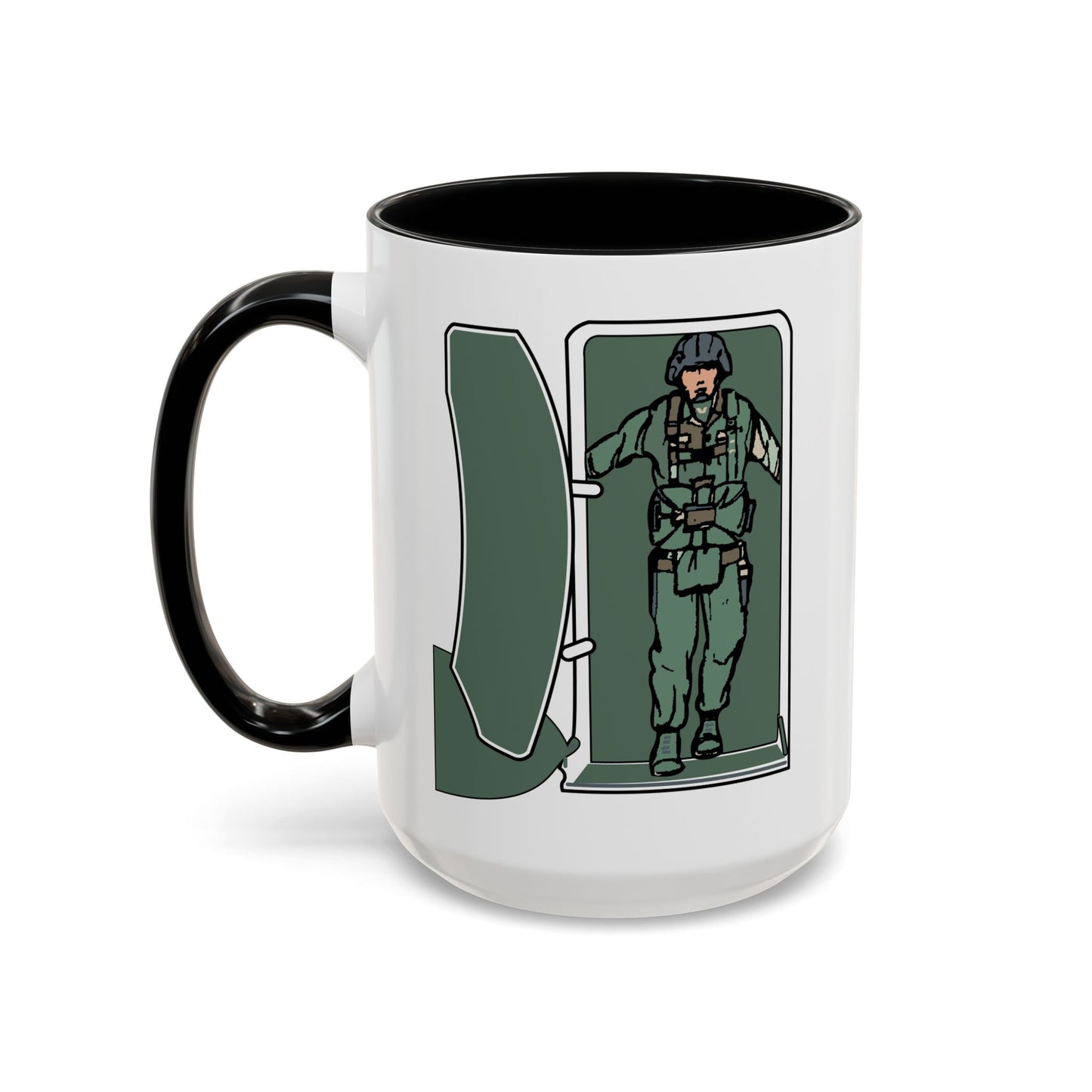Accent Coffee Mug (11oz & 15oz) - Airborne - JM Door Check X 300
