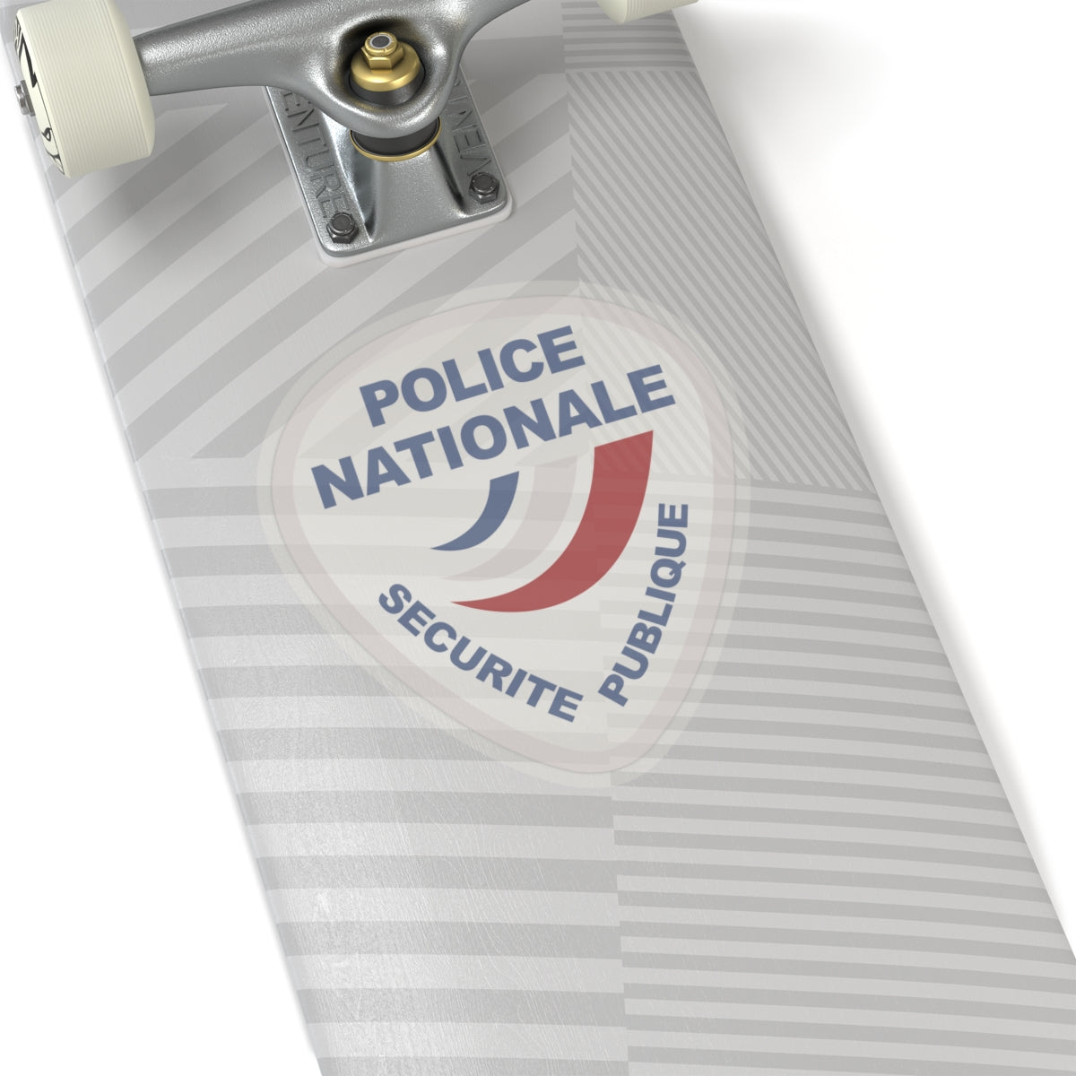 Kiss-Cut Stickers - Police Nationale France Police Patch Blanc