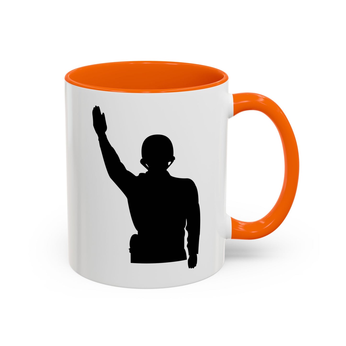 Accent Coffee Mug (11oz & 15oz) - Army - Soldier - Halt - Silhouette X 300