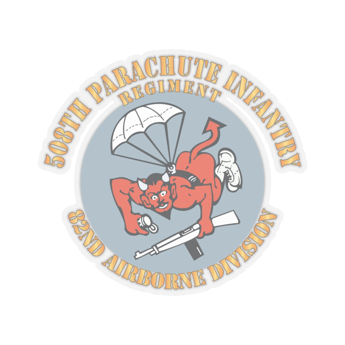 Kiss-Cut Stickers - 82nd Airborne Div - 508th PIR X 300