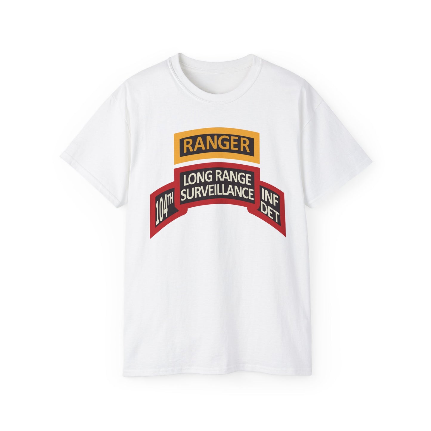 Unisex Ultra Cotton - LRS - 10th Inf Det - Ranger Tab