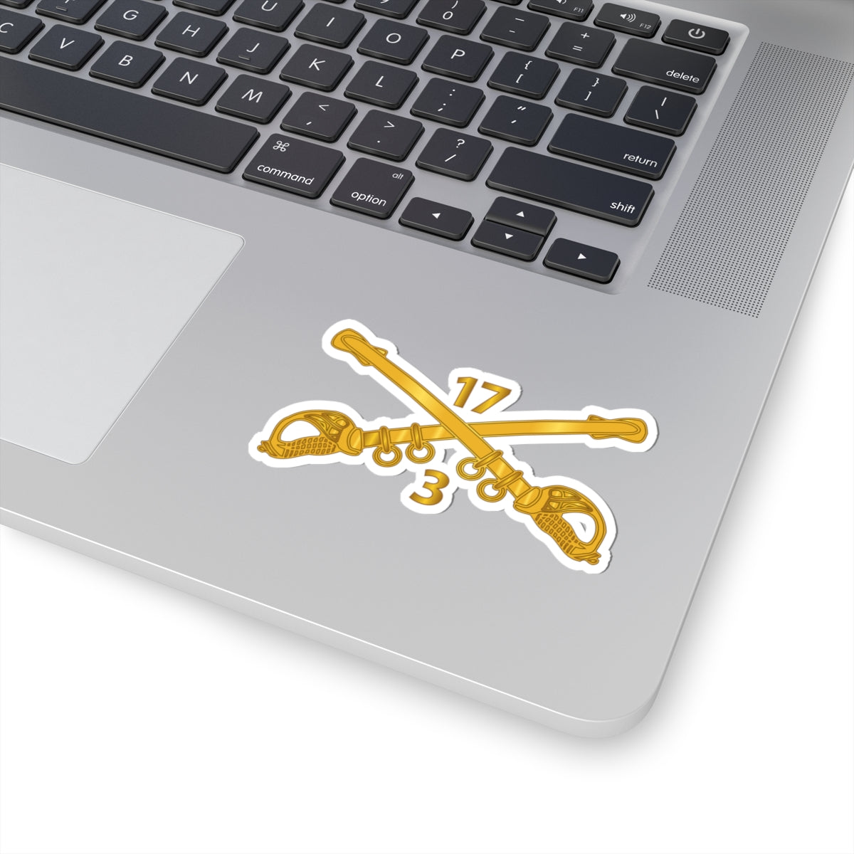Kiss-Cut Stickers - 3rd Squadron 17th Cavalry Regiment Branch wo Txt