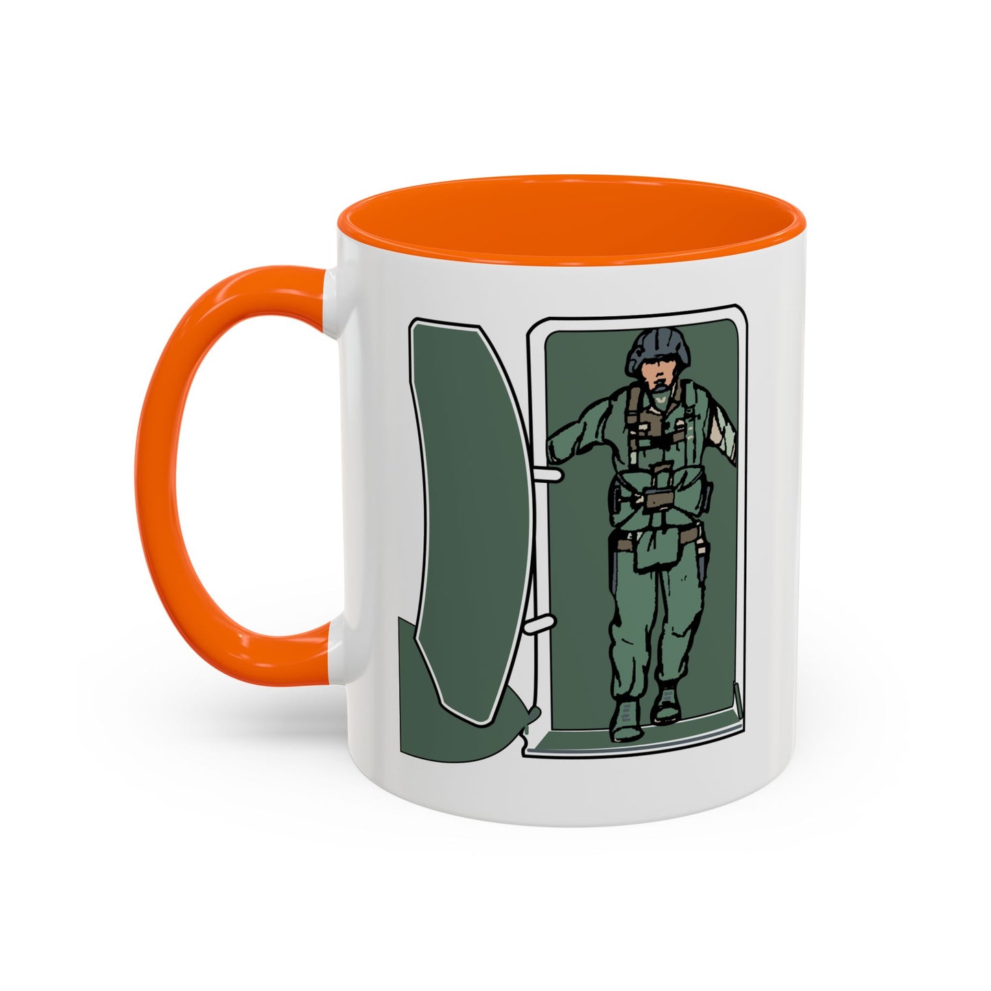 Accent Coffee Mug (11oz & 15oz) - Airborne - JM Door Check X 300