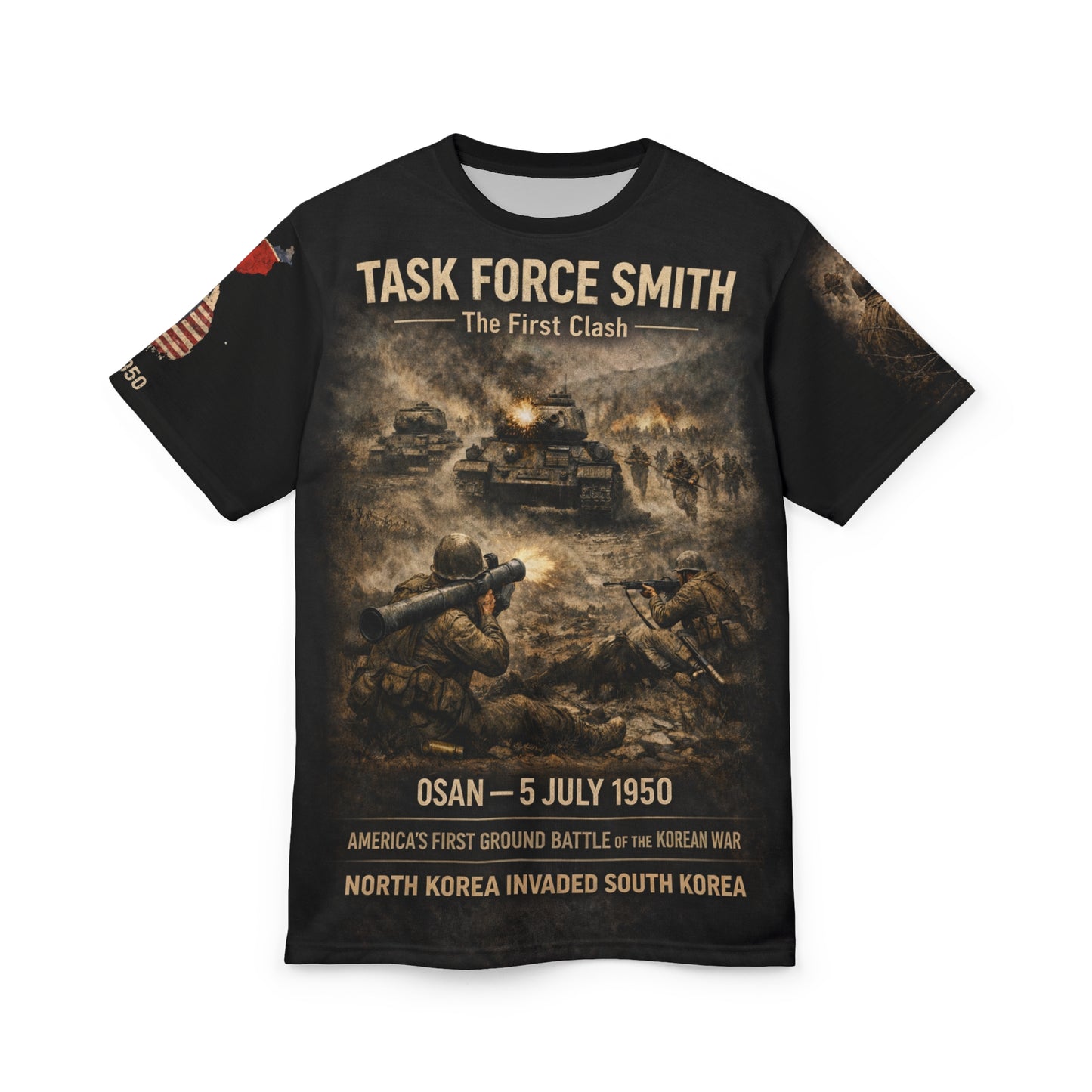Korean War 'Task Force Smith - First Fight' Tribute Tee