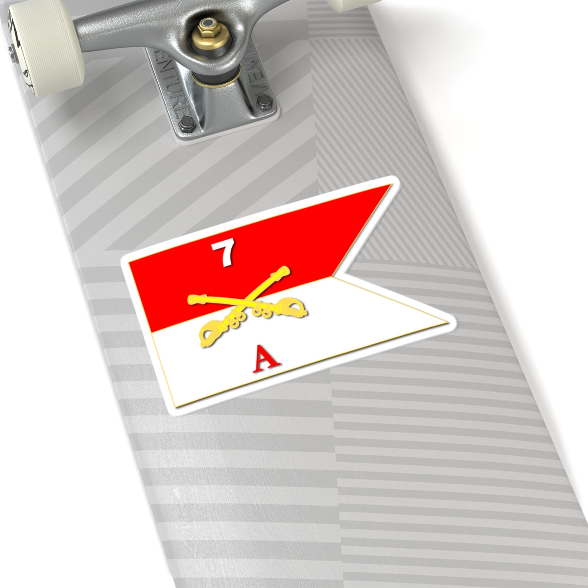 Kiss-Cut Stickers - A Co Guidon - 7th Cavalry