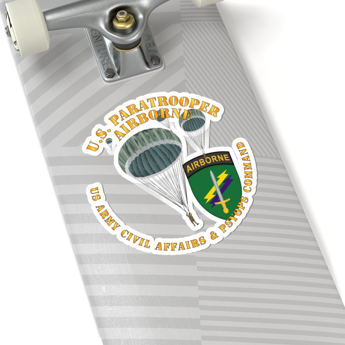 Kiss-Cut Stickers - US Paratrooper - USACAPOC
