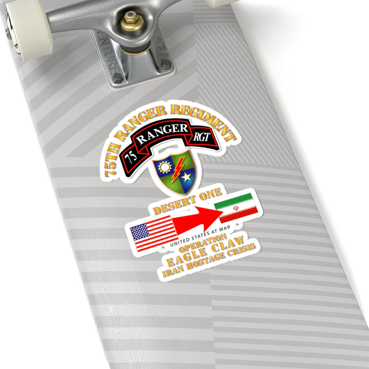 Kiss-Cut Stickers - SOF - Operation Eagle Claw - Iran - 75th Ranger Rgt