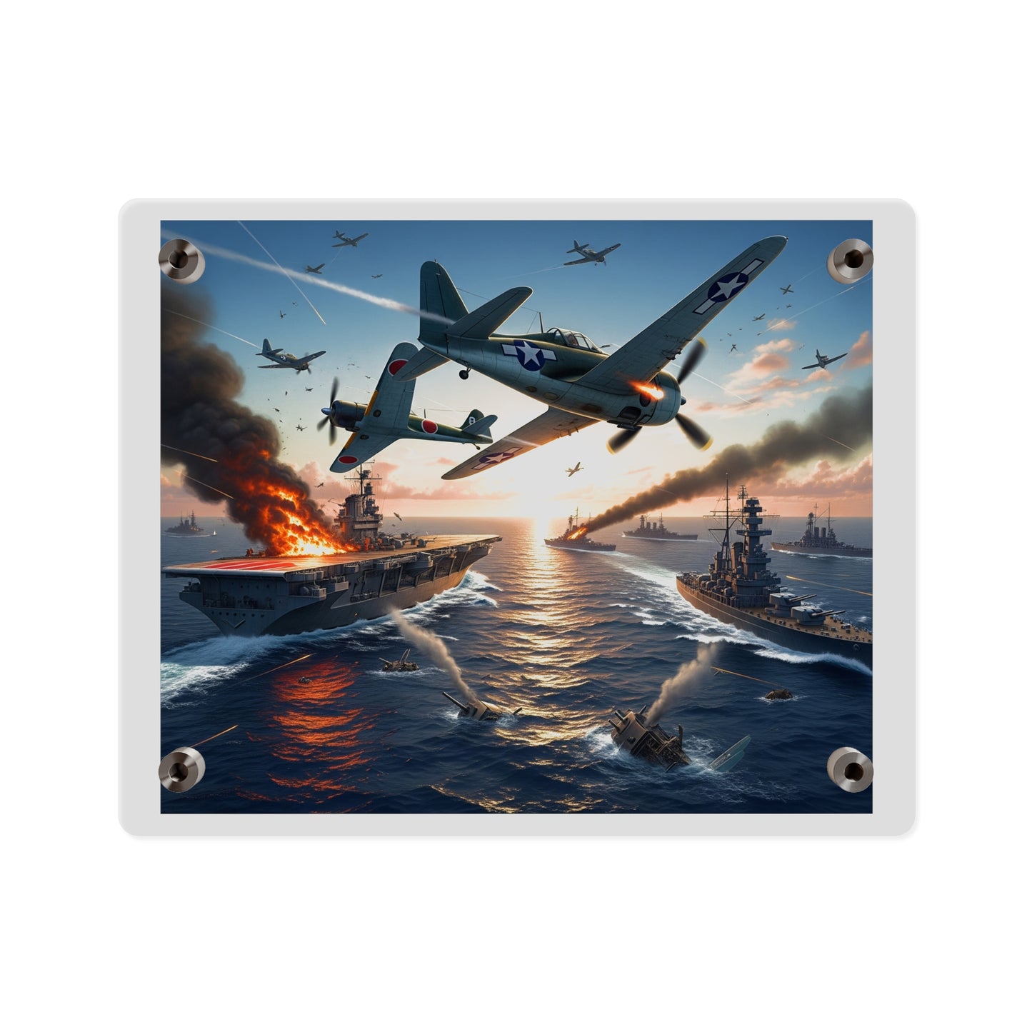 Acrylic Wall Art Panel - Battle of Midway