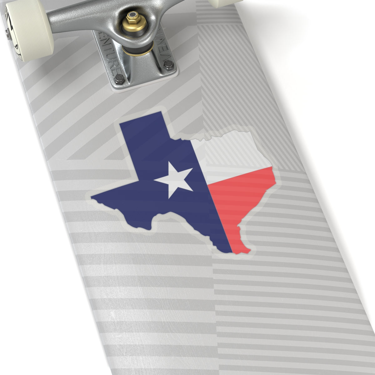 Kiss-Cut Stickers - Texas Map Overprint with Texas State Flag X 300