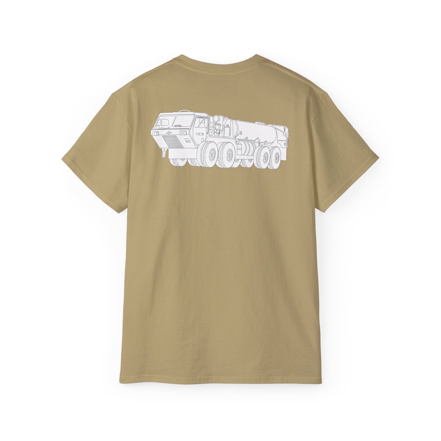 Unisex Ultra Cotton Tee - Vehicle - Fuel Truck - Front Left Oblique X 300