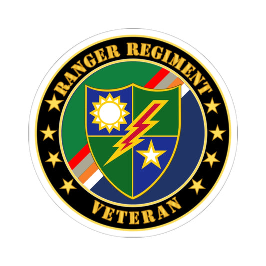 Kiss-Cut Stickers - Ranger Regiment Veteran - DUI
