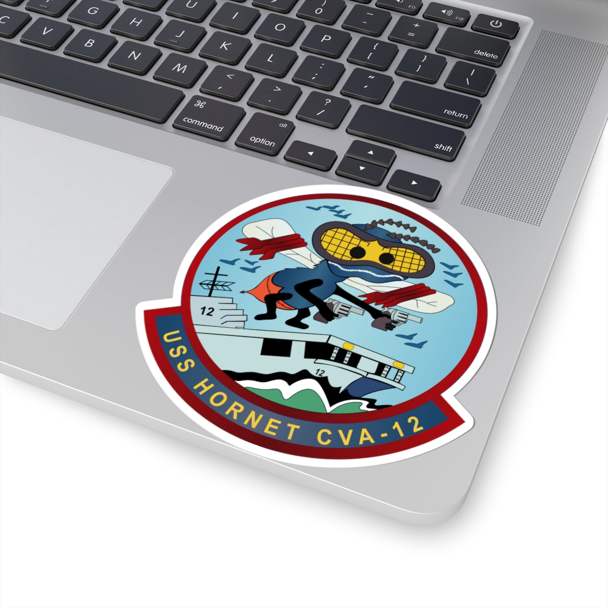 Kiss-Cut Stickers - Navy - USS Hornet (CV-12) wo Txt