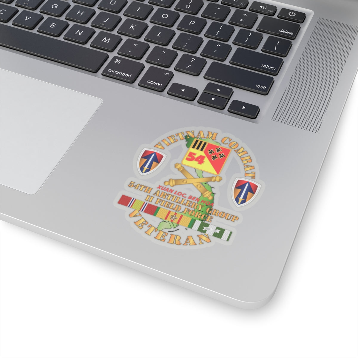 Kiss-Cut Stickers - Vietnam Combat Vet - 54th Artillery Group - II Field Force w VN SVC X 300