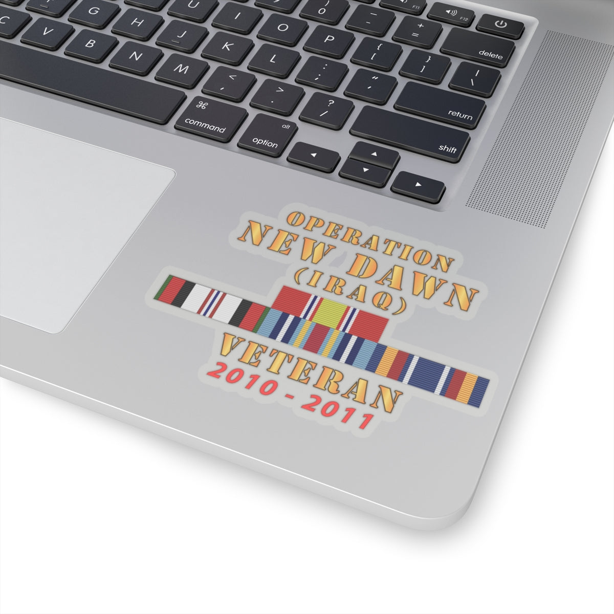 Kiss-Cut Stickers - Operation New Dawn Service Ribbon Bar w GWT - Iraq (2010 - 2011) X 300