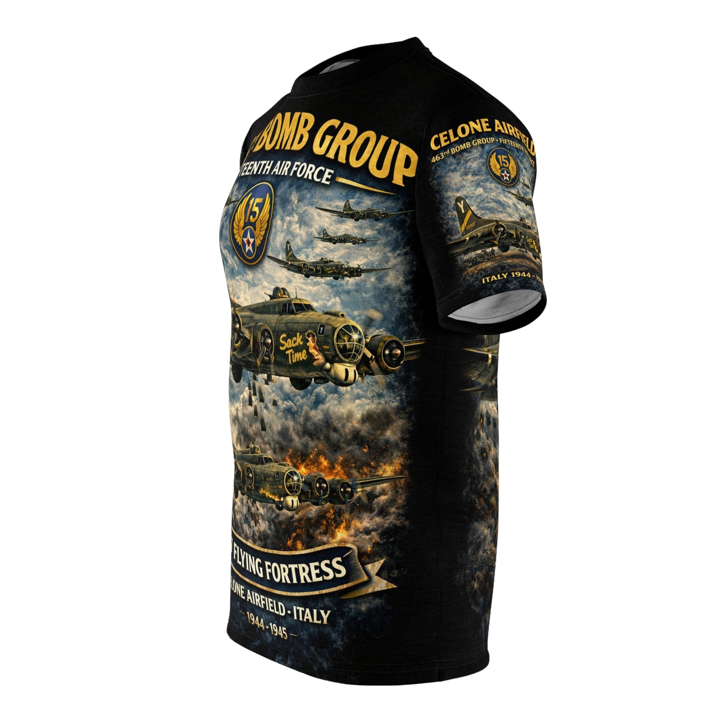 463rd Bombardment Group WWII Tribute Tee — "Fortress in the Sky"
