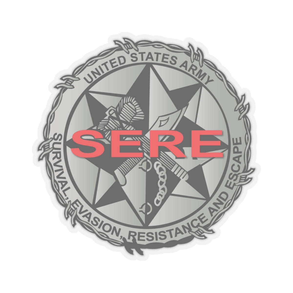 Kiss-Cut Stickers - US Army - SERE