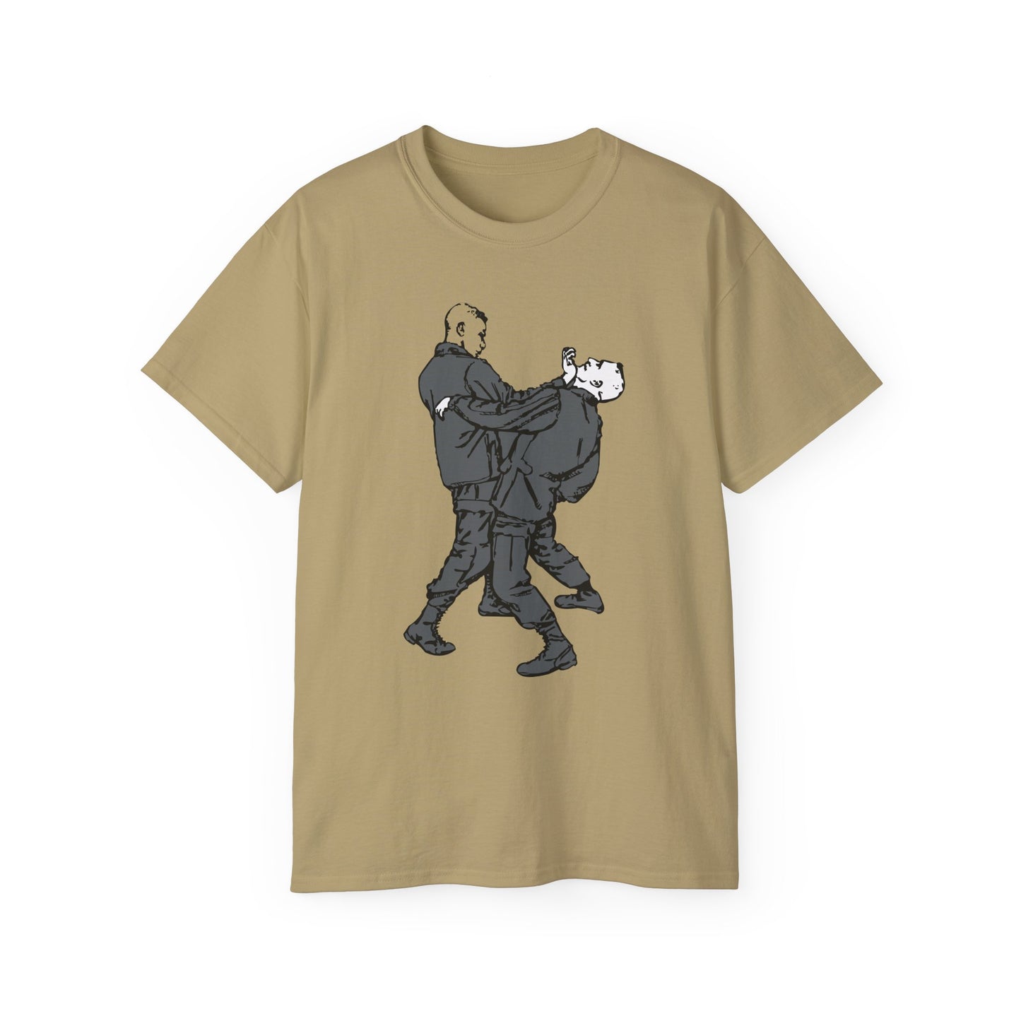 Unisex Ultra Cotton Tee - Palm-Heel Strike to Chin X 300