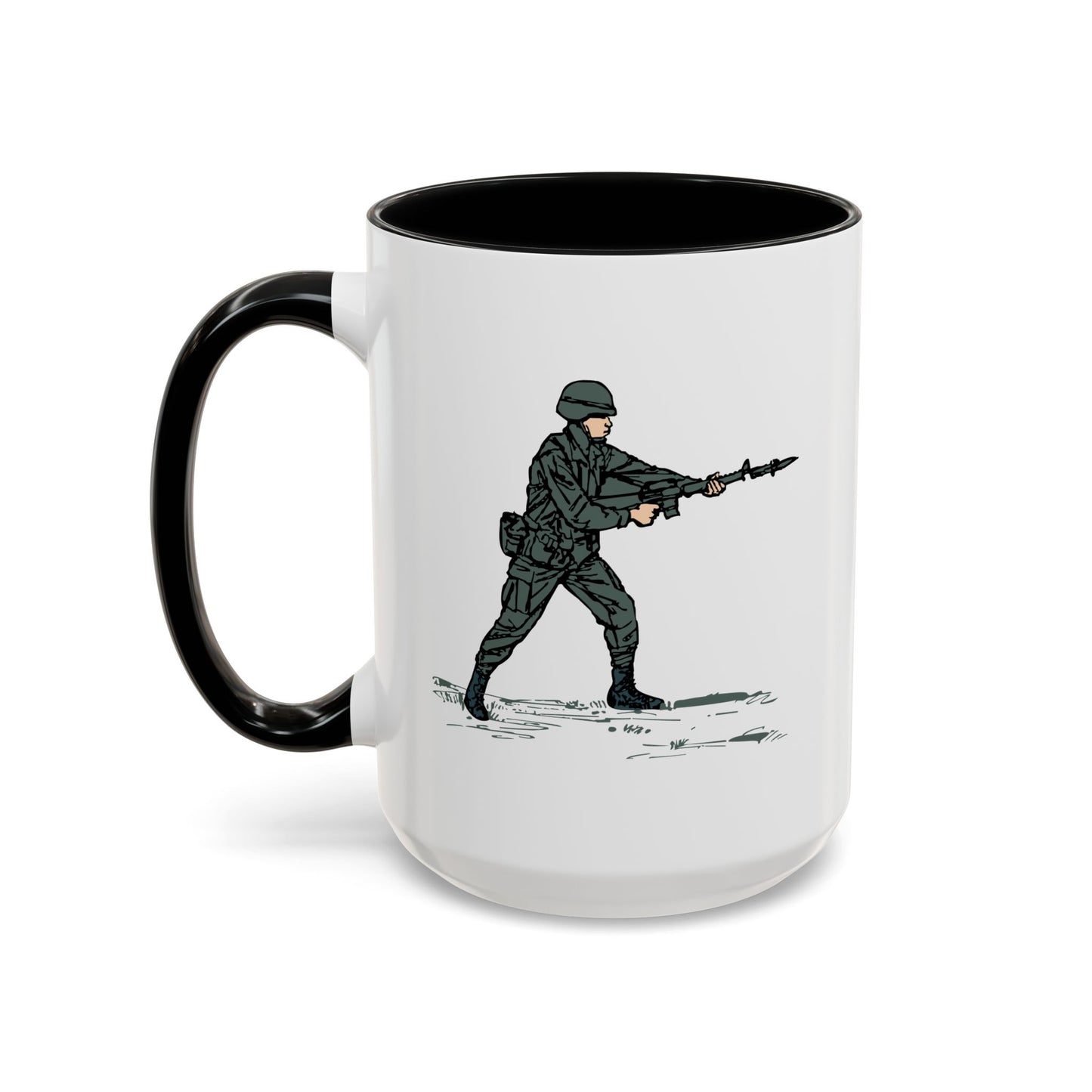 Accent Coffee Mug (11oz & 15oz) - Bayonet Training-Modified Thrust X 300