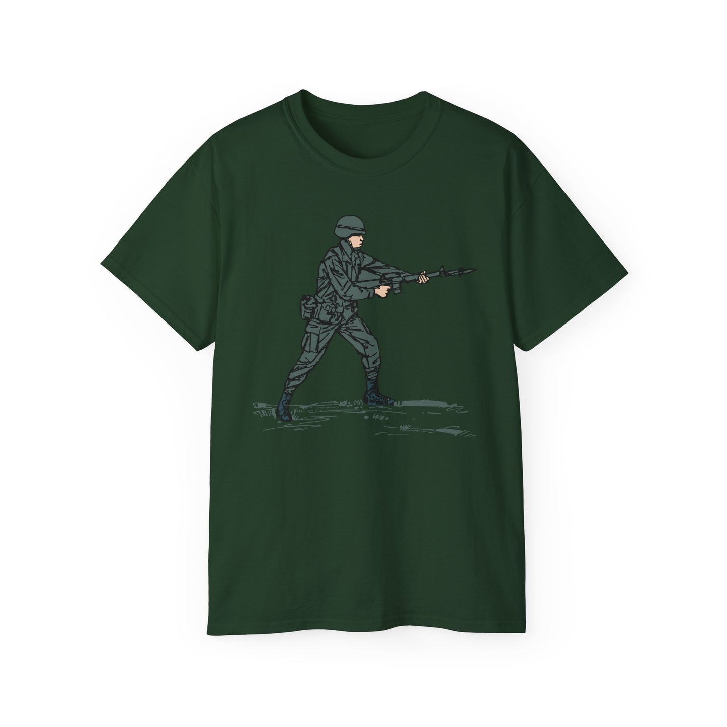 Unisex Ultra Cotton Tee - Bayonet Training-Modified Thrust X 300