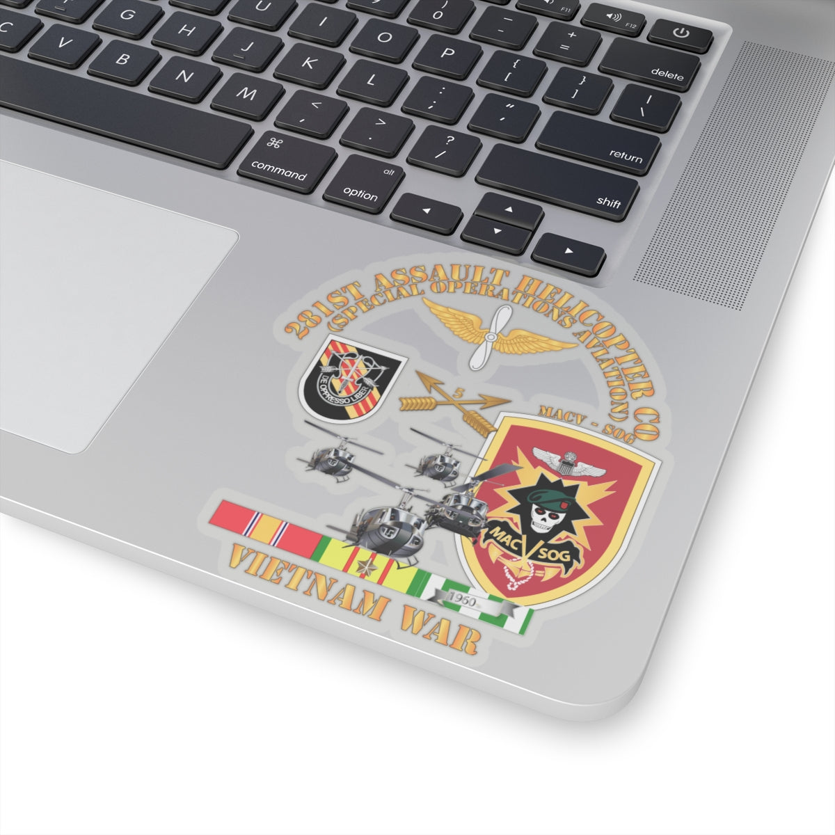 Kiss-Cut Stickers - 281st AHC MAC V SOG w SVC