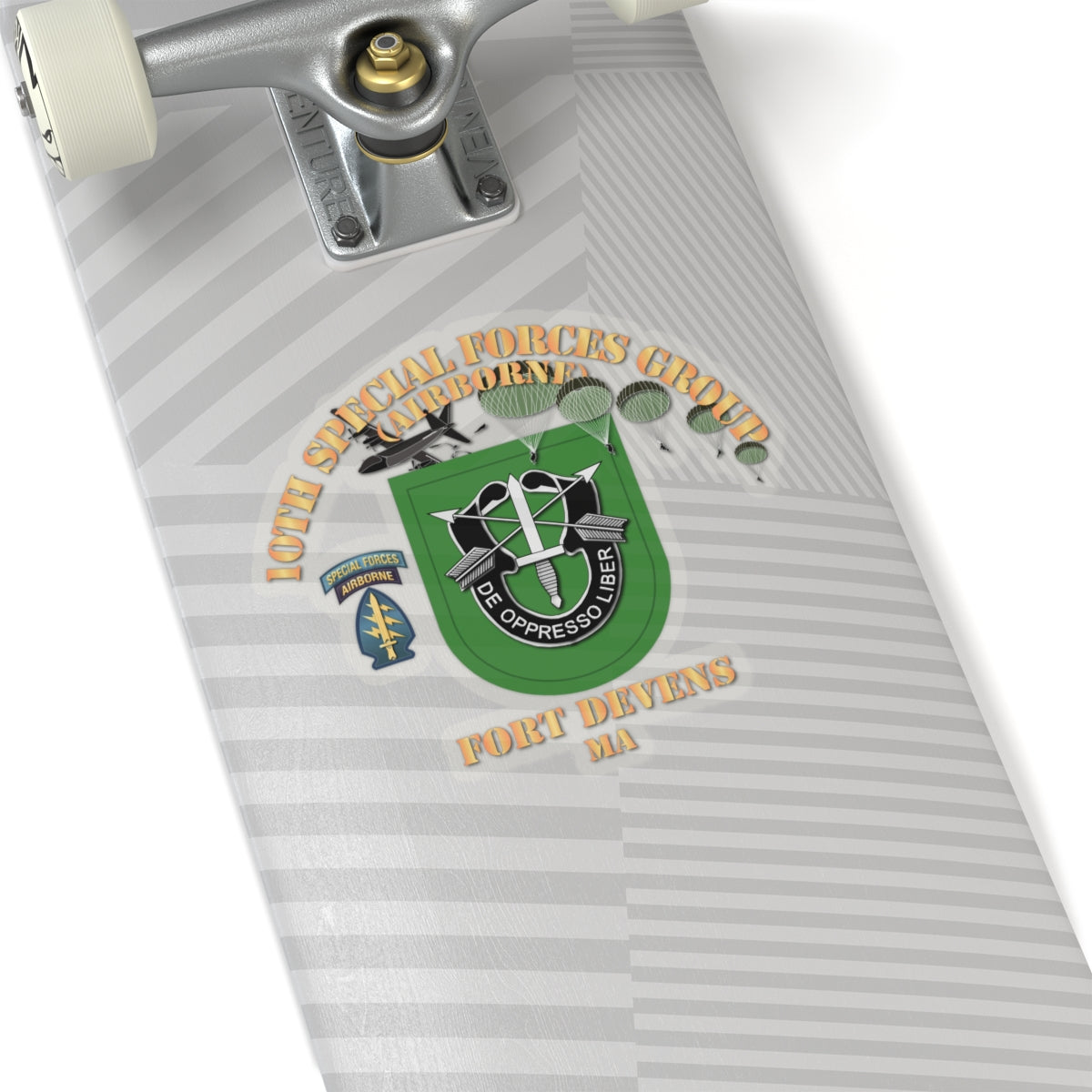 Kiss-Cut Stickers - SOF - 10th SFG - Ft Devens MA