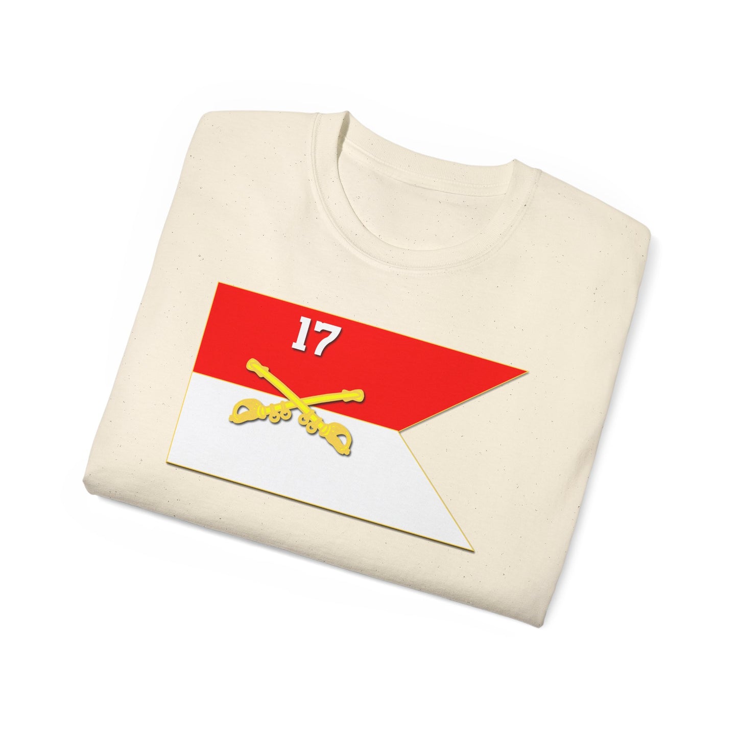 Unisex Ultra Cotton Tee - 17th Cavalry Guidon