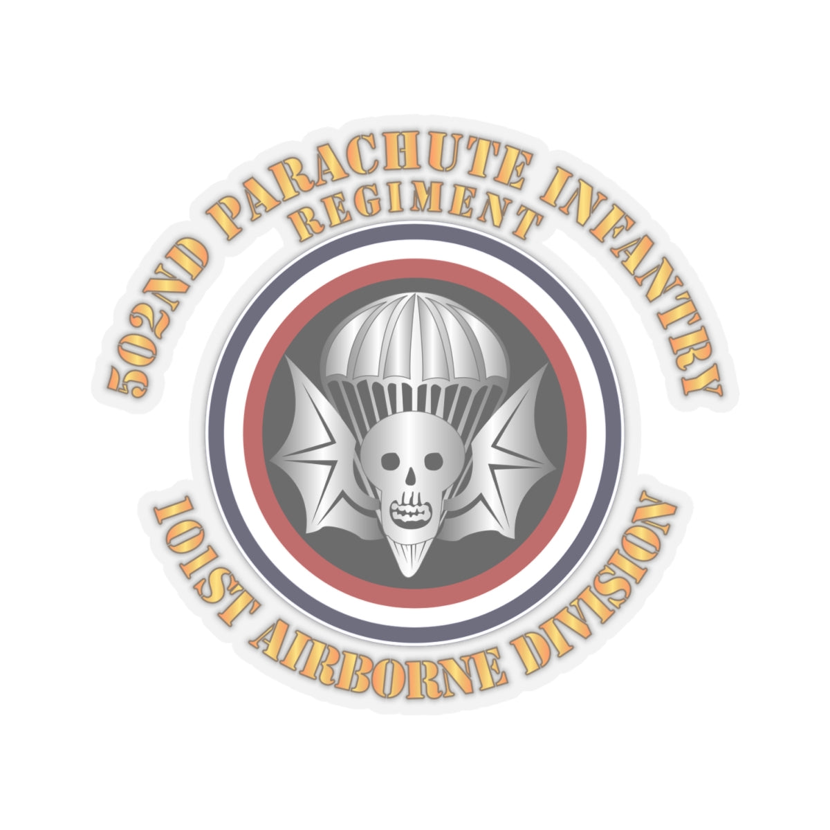 Kiss-Cut Stickers - 502nd PIR - 101st Airborne Division