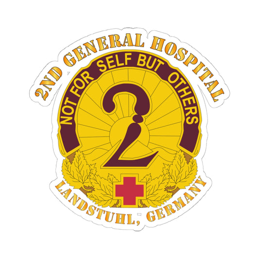 Kiss-Cut Stickers - 2nd General Hospital - Landstuhl Germany