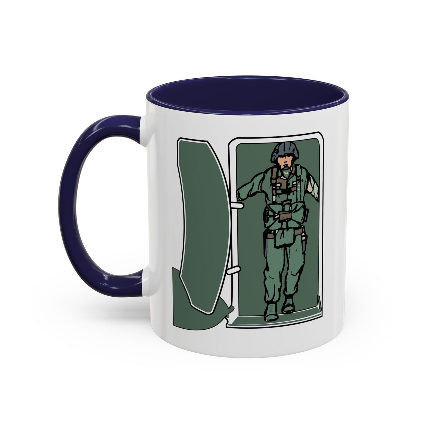 Accent Coffee Mug (11oz & 15oz) - Airborne - JM Door Check X 300