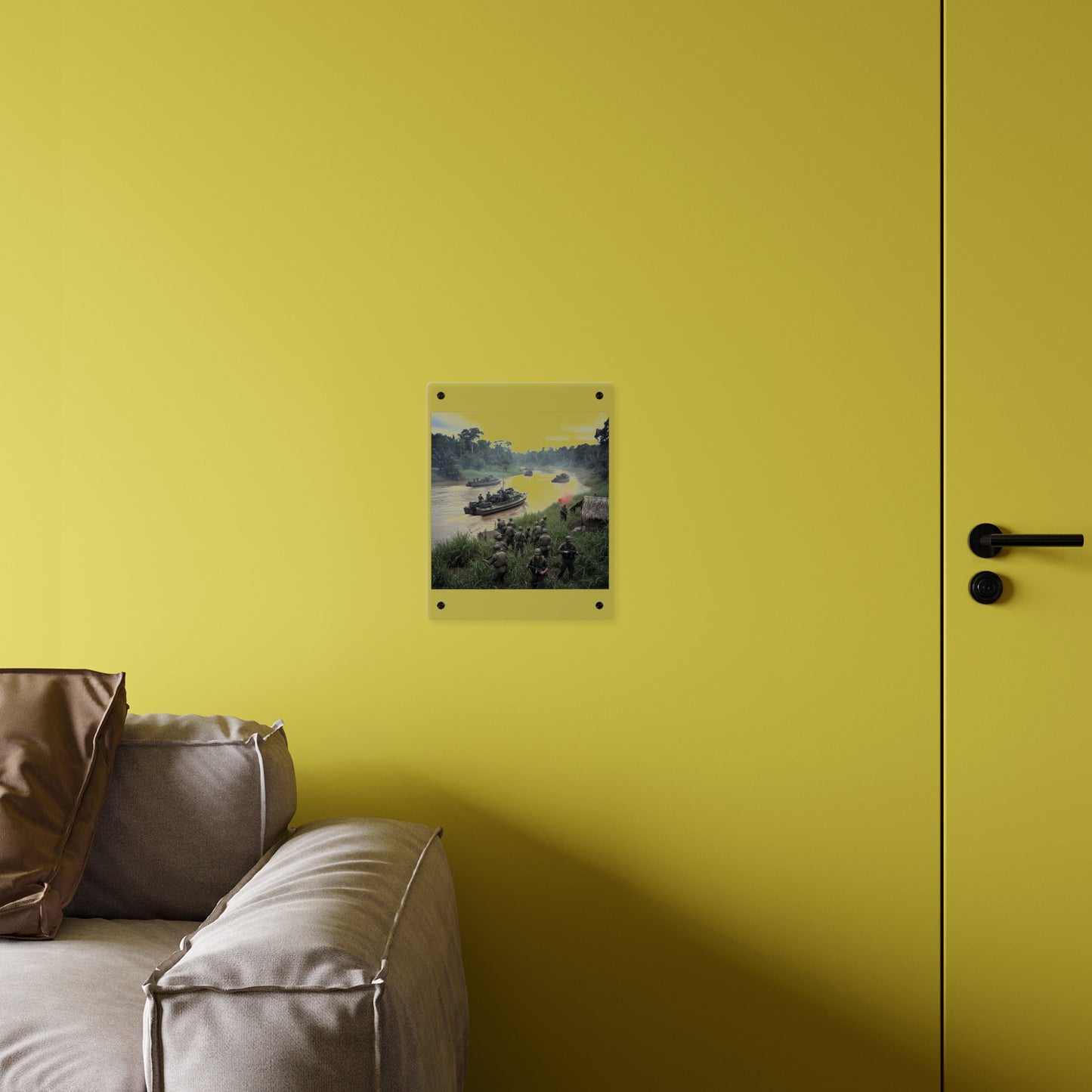 Acrylic Wall Art Panel - MRF - 9th Infantry in the Mekong - Vietnam