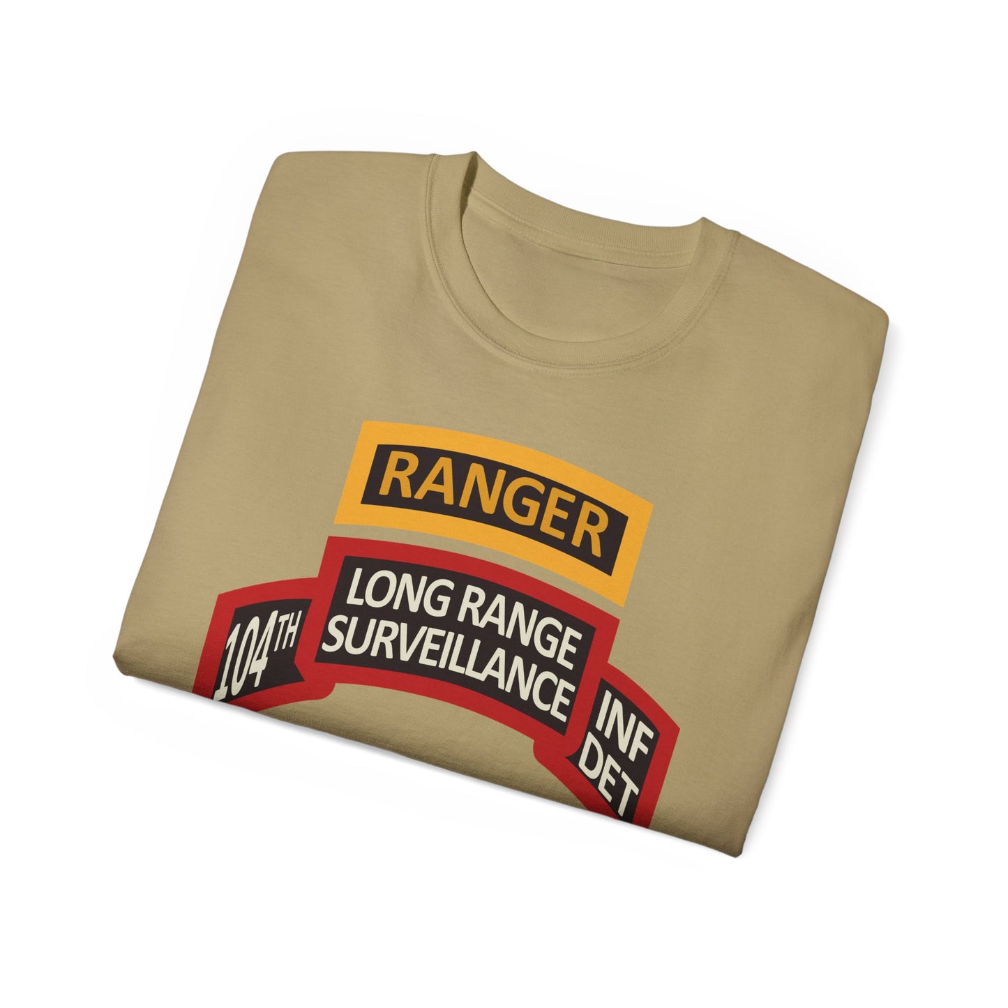 Unisex Ultra Cotton - LRS - 10th Inf Det - Ranger Tab