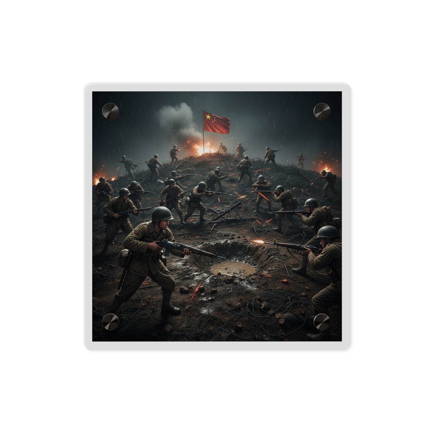 Acrylic Wall Art Panel - PorkChop Hill - Korean War