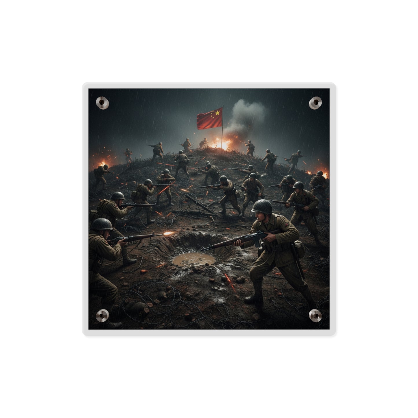 Acrylic Wall Art Panel - PorkChop Hill - Korean War